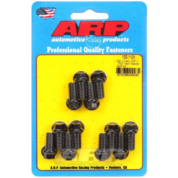 Arp SB CHEVY 3/8 X .750IN HEX HEADER BOLT KIT 100-1101